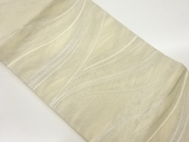 絽曲線模様織出し名古屋帯